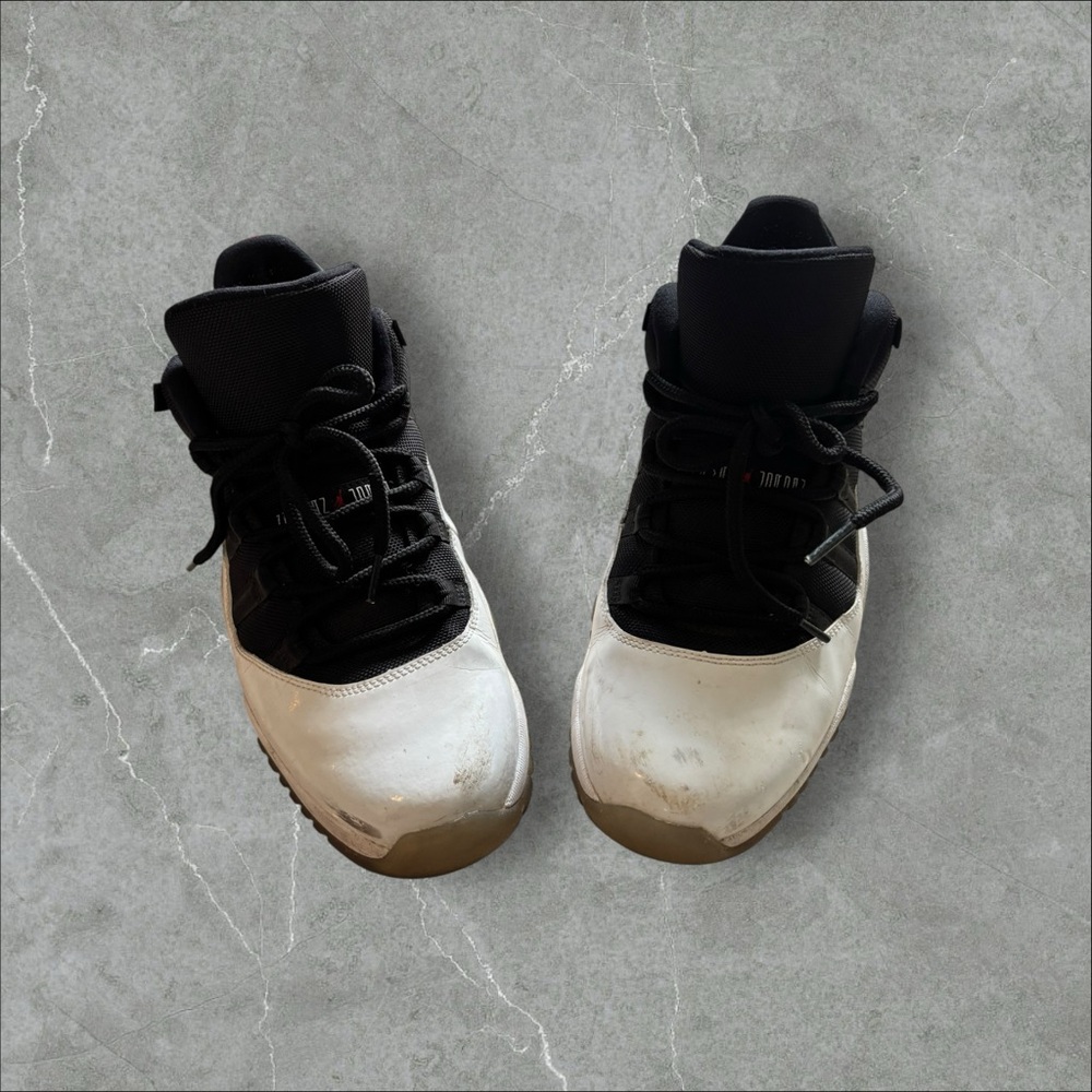 Jordan Black and White Athletic Sneakers